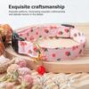 Soft Dog Strawberries Collar Fruit Print Cat Watermelon Collar Durable Pet Chain  Pet Accessories