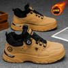 Winter velvet Martin boots men's shoes retro tooling shoes trendy versatile board shoes thickened warm short boots cotton shoes
