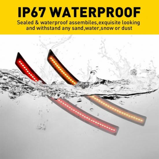 For -2014 Corvette C7 Chevy LED Side  Light Marker Front Rear Replacement 4X