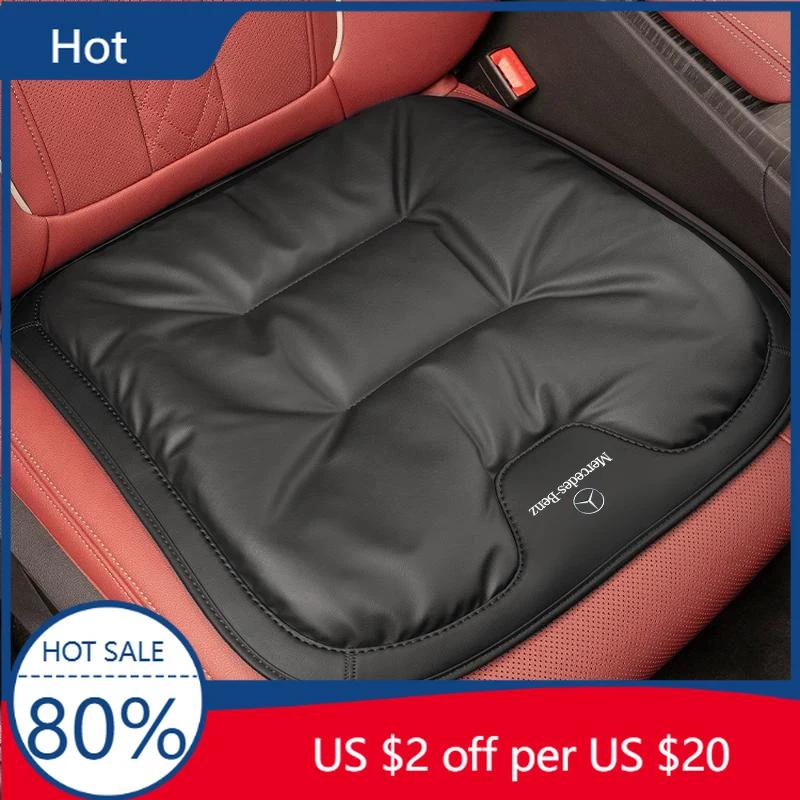 FIQ4 Hot 2025 Car Seat Cushion Cover Breathable Leather Protector Mat For Mercedes Benz AMG W203 W206 W220 W205 W211 W212 W201 W210 W