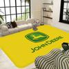 J-John-Logo-Deeres Felpudo de Baño Retro Múltiple Elección Alfombra para Sala de Estar Cocina Alfombrillas Antideslizantes para Mesita de Noche