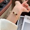 Handmade Natural Hetian Jade Lemon Yellow Crystal Bracelet Women Agarwood Wood Beads New Chinese Style Jewelry