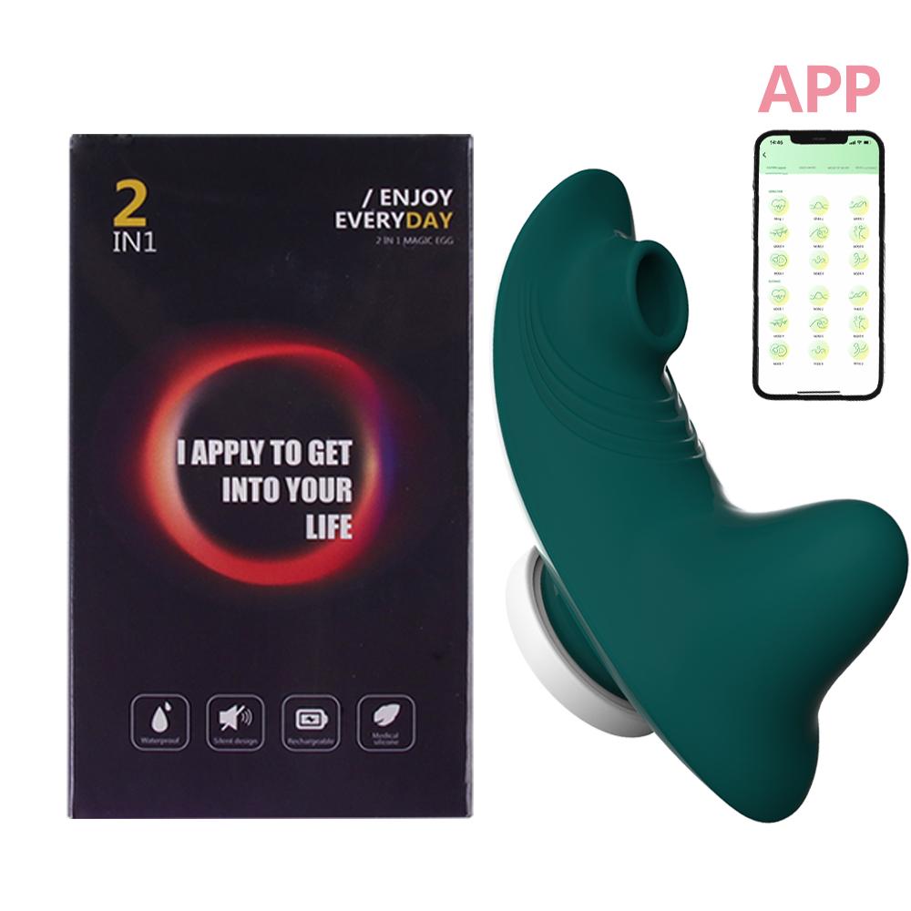 Wearable Mini Vibrator For Women Clitoris Sucker App Bluetooth Remote Control Vibro On Sexy Panties Adults Sex Toys Stimulator