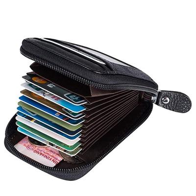 1 peça Bolsa para cartão de órgão, capa curta para cartão bancário feminino portátil, bolsa vertical com zíper para cartão de visita