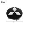 4x Car Wheel Center Cap Emblem Hub Covers Badge Auto Accessories For Mitsubishi ASX Lancer Pajero Outlander L200 Delica Eclipse LP7