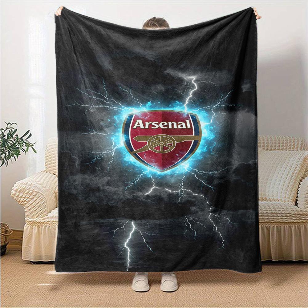 Arsenal Blanket Warmthful Decor Suitable for Sofa Bed Office All-Season Use Digital Print Gift for Travel Home Birthdays