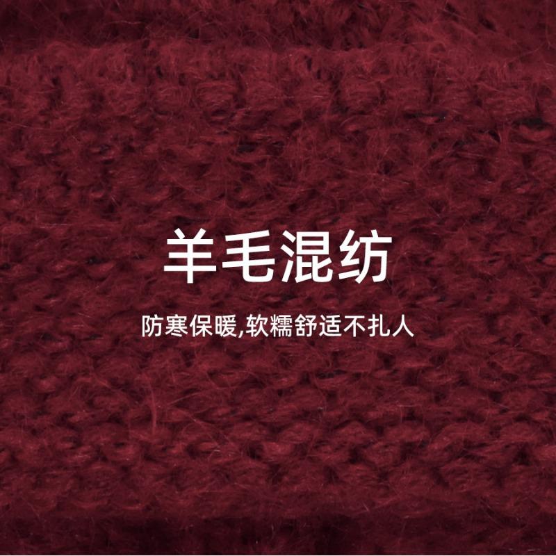 25 autumn and winter new wool hat funny cute bear ears plush pullover hat warm and cold knitted hat woman