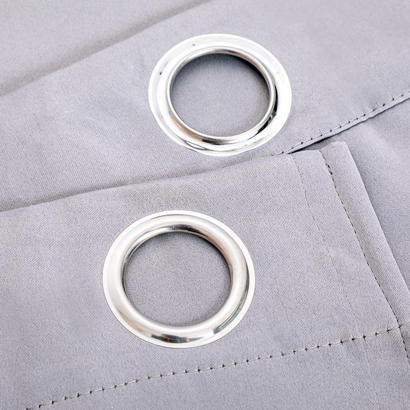 Finished Curtains Small Curtains Perforated Curtains Curtains High-Precision Solid Color Blackout Curtains
