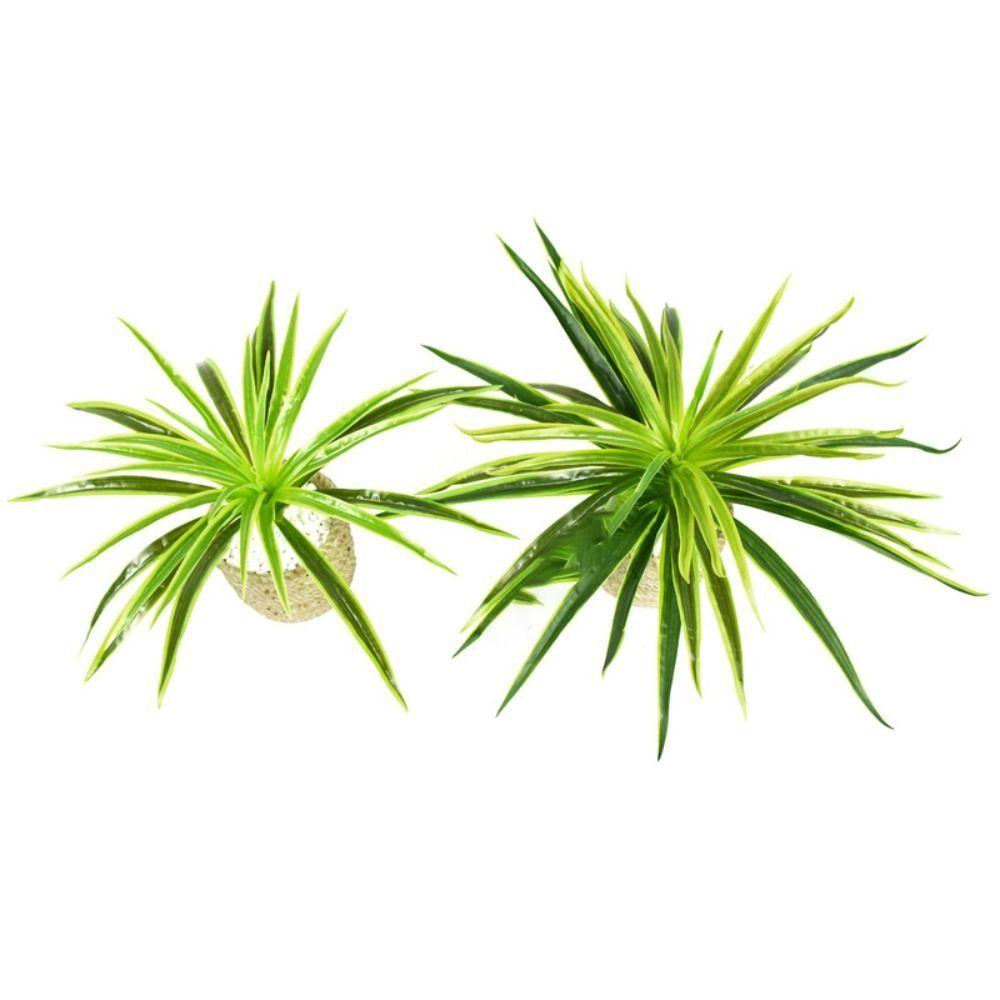 Home For Table Garden Desktop Indoor Artificial Plants Chlorophytum Branch Potted Fake Plants