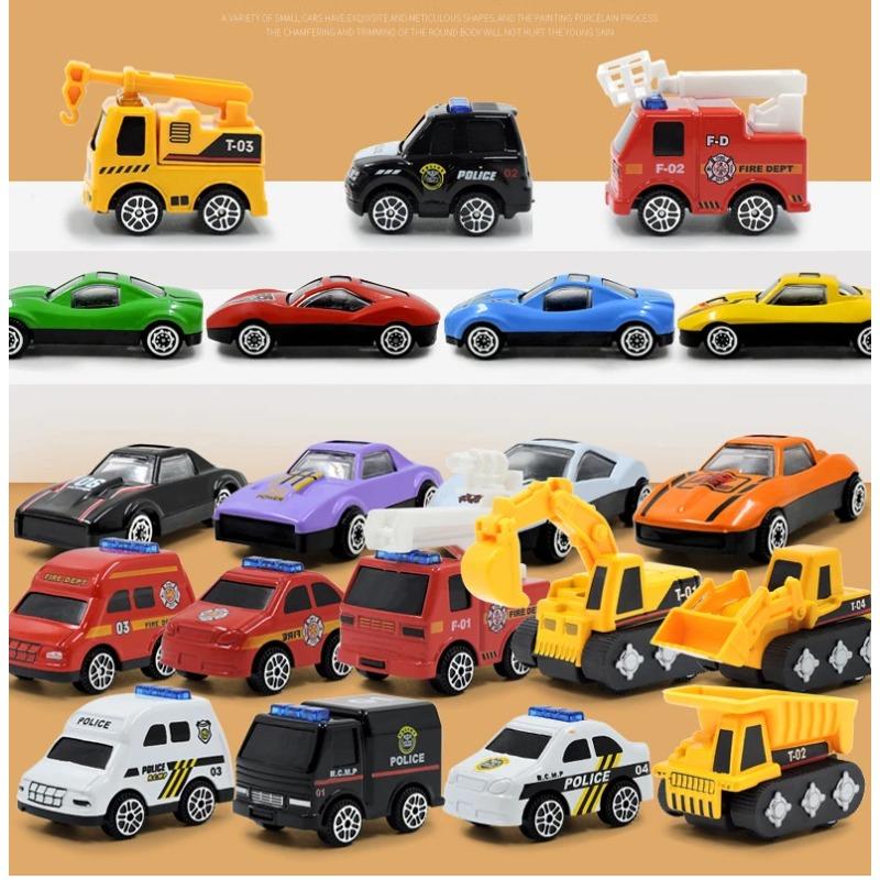 24 Days Christmas Advent Calendar, Car Toys Engineering Fire Truck Car Toys 2025 Countdown Calendar, Gift Box for Kids