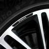 4Pcs Car Rims Wheels Curved Carbon Fiber Sticker Decals Auto Accessories For Volvo Rdesign AWD V50 V60 V90 S40 S60 S80 S90 V8 T6
