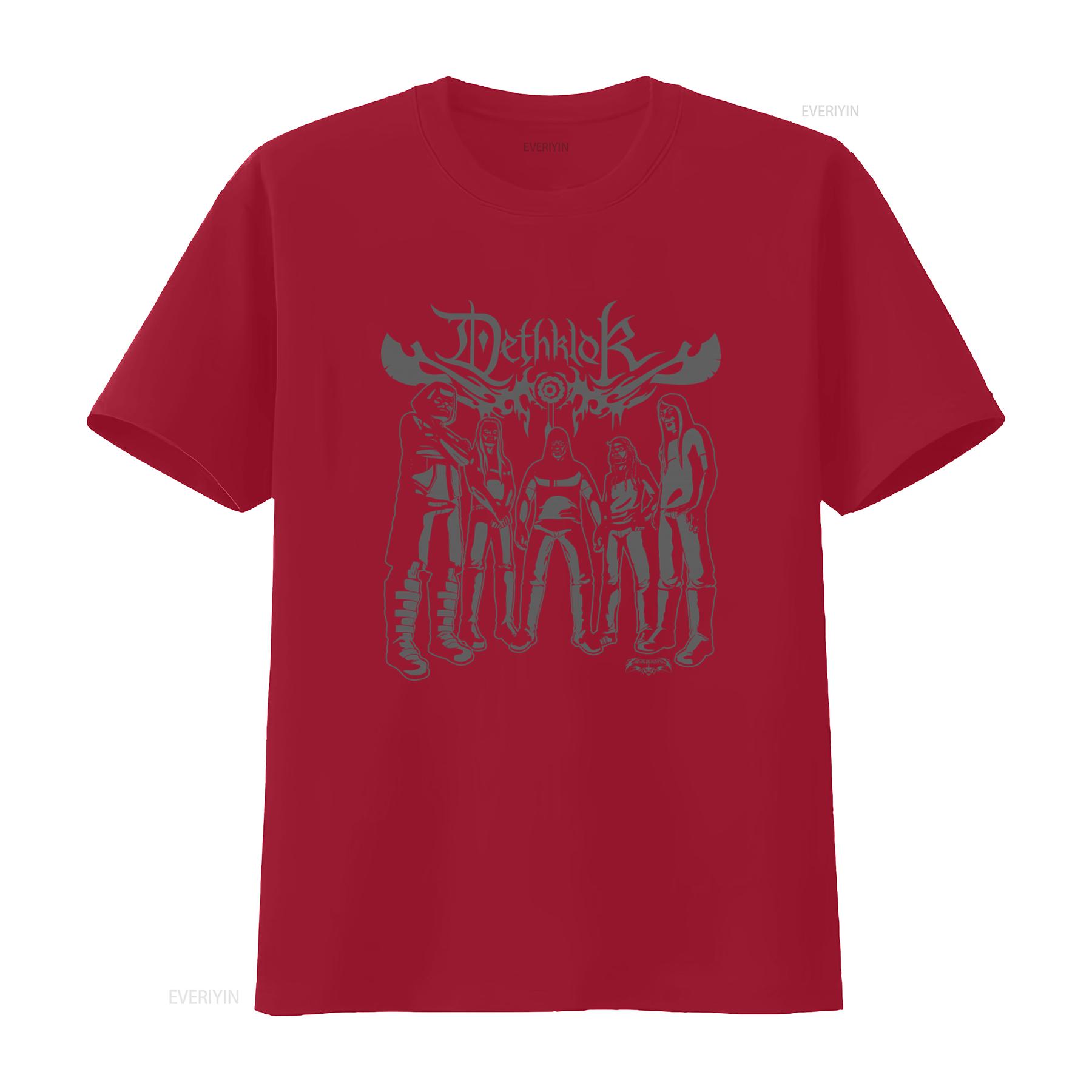 

Metalocalypse Dethklok Band T Shirt for Men Rock Fans Cool Design vintage Washed Stylish Top For Everyday Wear Soft Casual S