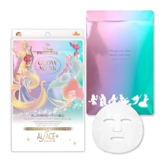 ALFACE PRINCESS GLOW MASK 6 pieces Transparent dullness Rough skin Preservative free Sheet mask Sheet pack Face mask Face pack Reward pack