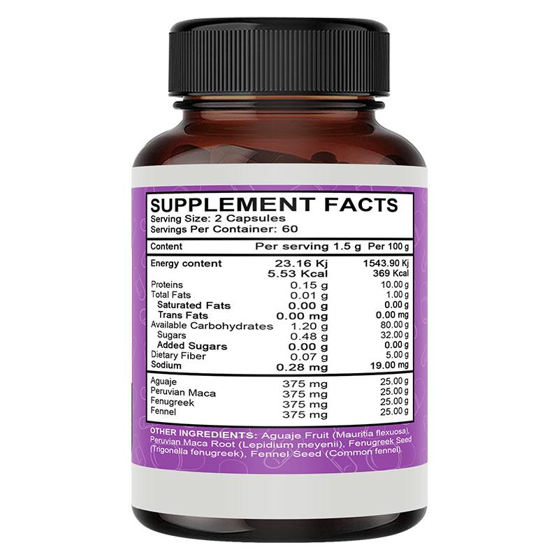 Didacat Woman Curves Dietary Supplement 120 Capsules