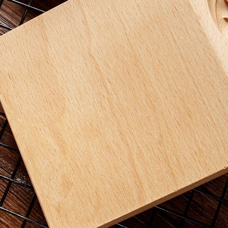 Chinese Traditional Mid-autumn Festival Mooncake Mold 7 Different Pattern Shaped Wood Handmade Moulds for Baking Cookies
