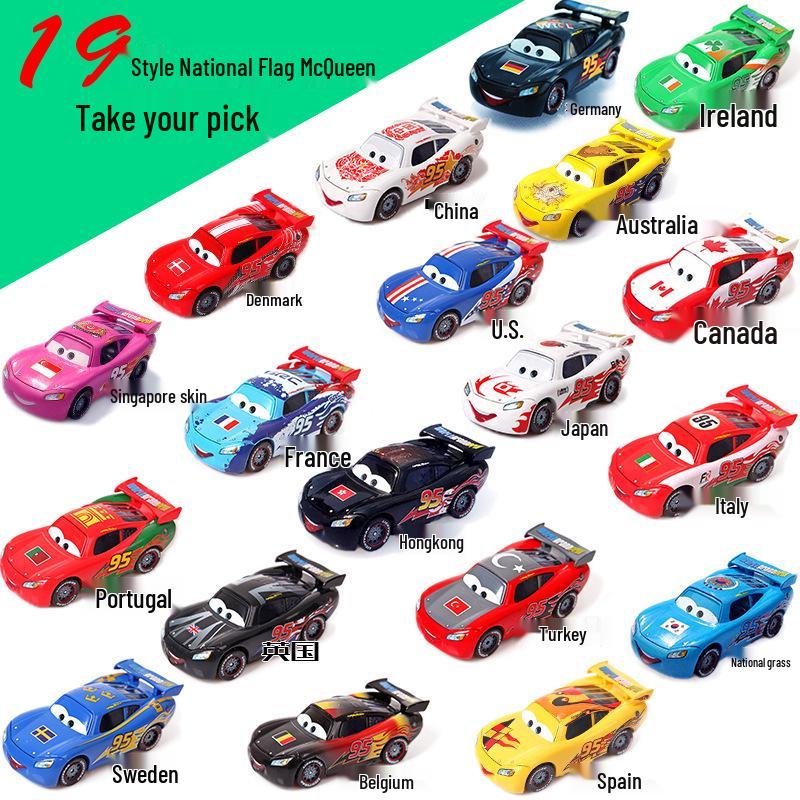 Lightning McQueen Alloy Toy Car Model - Generations 1, 2 & 3 Full Payment