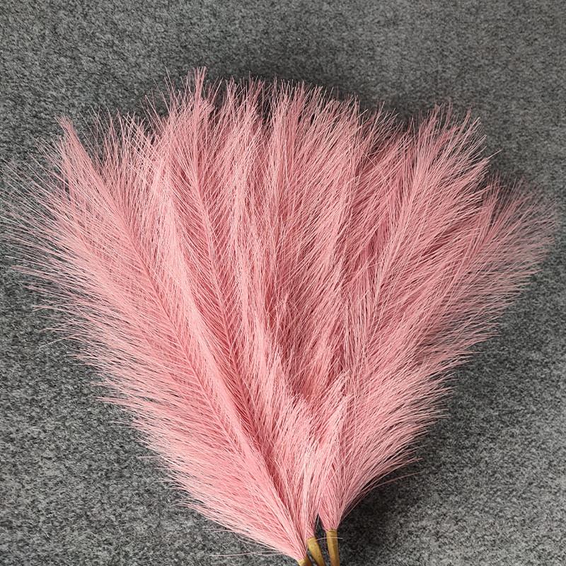 5Pcs 45cm Artificial Pampas Grass Bouquet Holiday Wedding Party Home Decoration Plant Simulation DIY Fake Flower Reed Boho