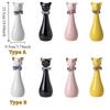 Cat Shaped Dog Ceramic Urn Moisture-proof Cat Funeral Urn Pet Cremation Urn  Pet Supplies