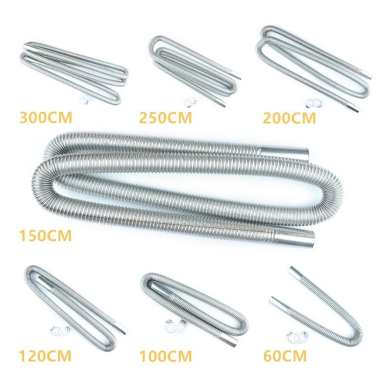 Efficient Car Heater Exhaust Pipe Stainless Steel Exhaust Duct Improve Engine Temperature for Easy Start & Reduced Wear