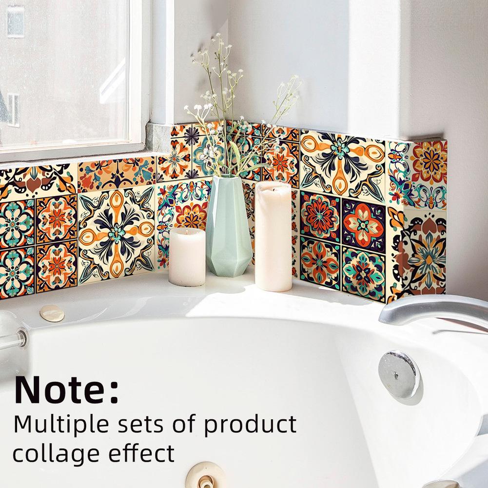 Kitchen Decoration Retro Tile Stickers Home Decor Solution