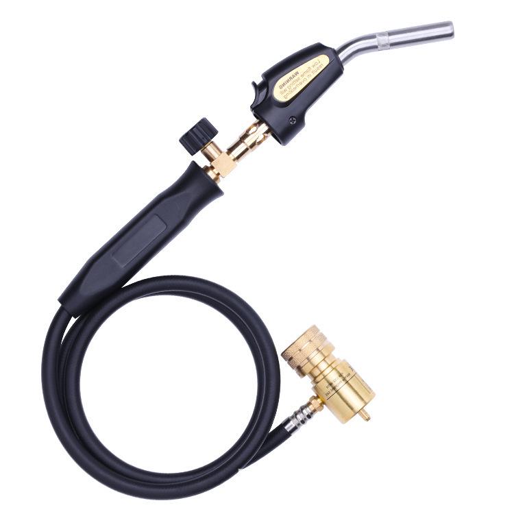 American High-Temperature MAPP Gas Welding Torch for Refrigeration Repair - Portable, Oxygen-Free Flame