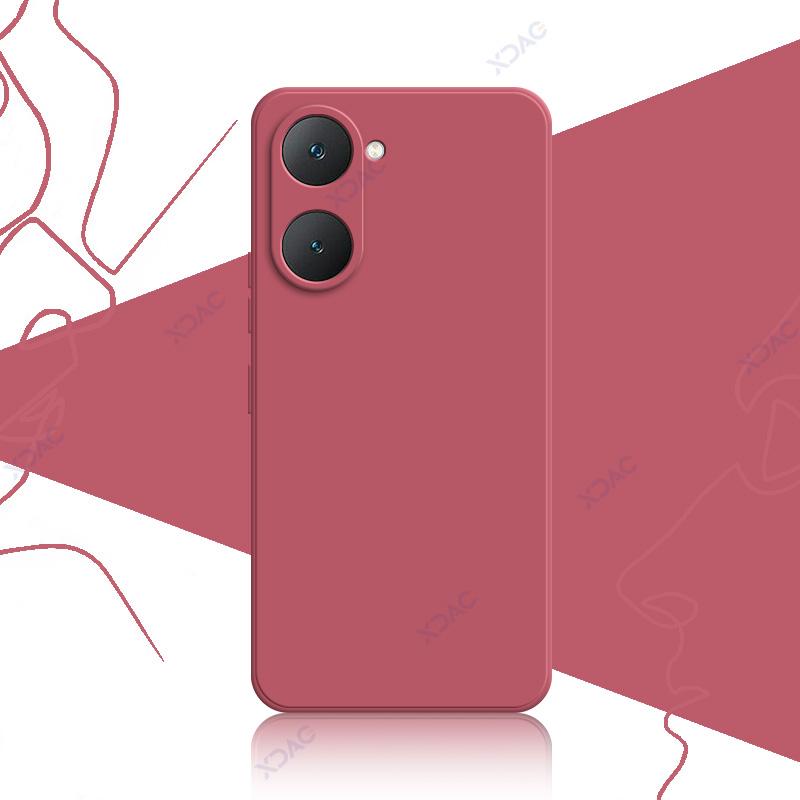 

Чехлы для мобильных телефонов VIVO Y03 Y03t VIVOY03 6,56 дюйма Global 360 мягкие роскошные квадратные жидкие силиконовые чехлы водонепроницаемые сумки VIVO Y03