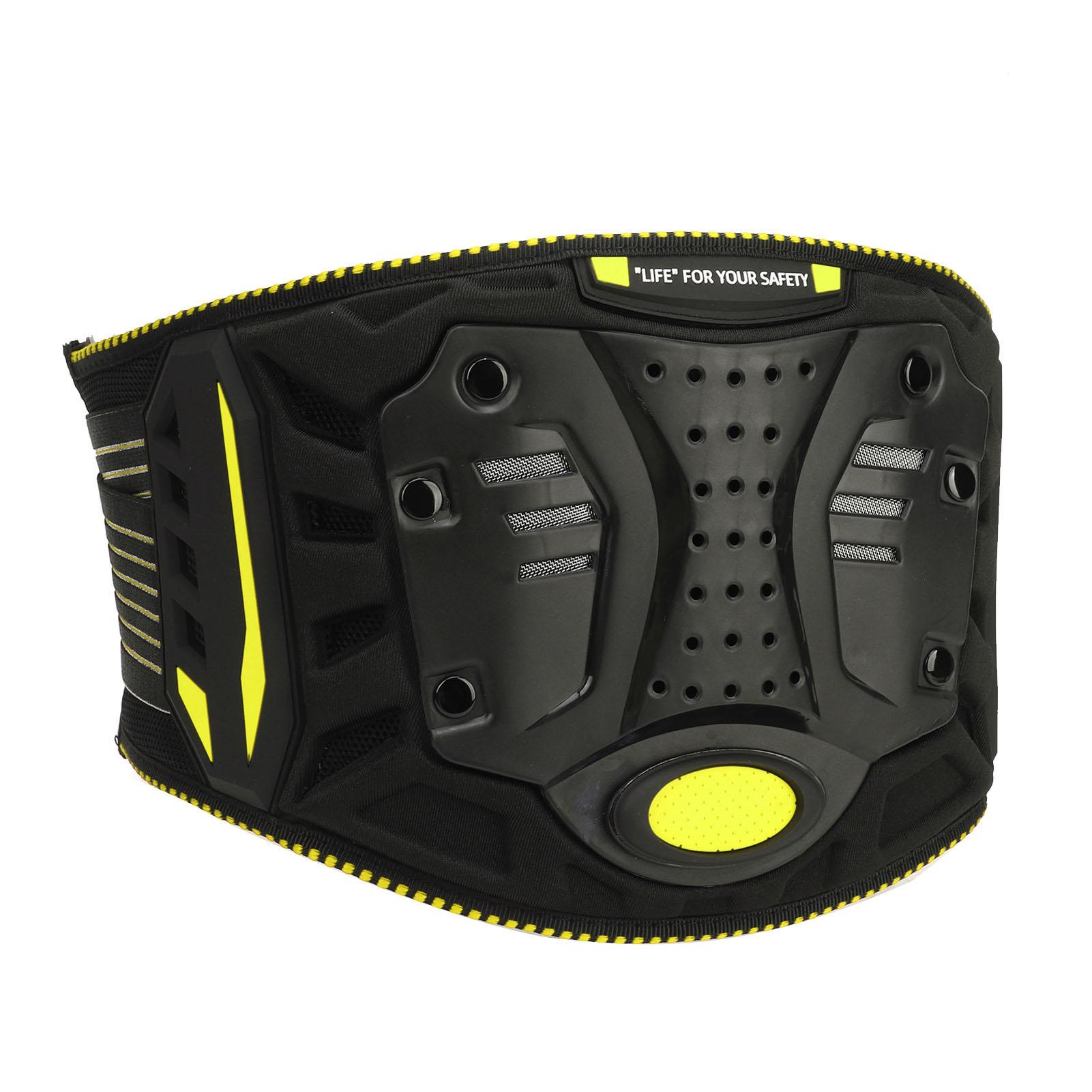 

Мотоциклетный бандаж для спины Дышащий Ударопрочный Защитный Поясничный Пояс для Внедорожной Езды L ( для талии 85 см