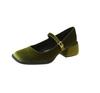 Fashion Women's Wedge Heels Thick-soled Clogs Round-shaped Pumps Casual Shoes Dating 2024 New Style Fashionable and Comfortable