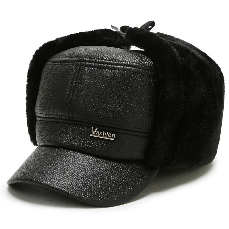 Winter new velvet thickened warm sub men's fashion autumn and winter hat leisure outdoor sports cap