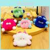Adorable Fluffy Bunny Keychain Charming Plush Bag Accessory For Couples And Friends