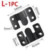 1/3set Stainless Steel Interlock Hanging Buckle Flush Mount Bracket Furniture Connector Wall Picture Frame Display Hanger Hooks