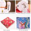 6 Inch Fortune Cat with Waving Arm Ceramic ManekI Neko Feng Shui Ornament Lucky Cat for Shops, Restaurants and Home Deoration