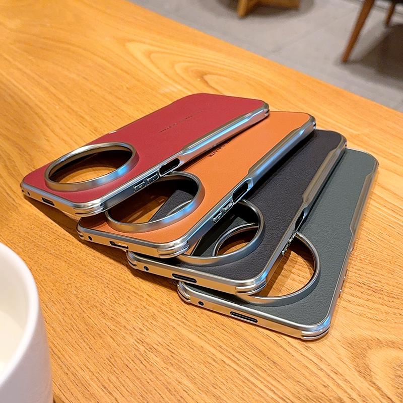 For Huawei Mate 70 70 Pro 70 ProPlus 70 Air Blade Magnetic Leather Solid Color Shockproof Anti-Oxidation Phone Case