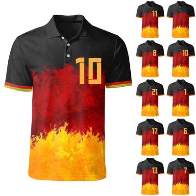 Men's Summer Leisure Culture Breathable Short Sleeved Shirt Top