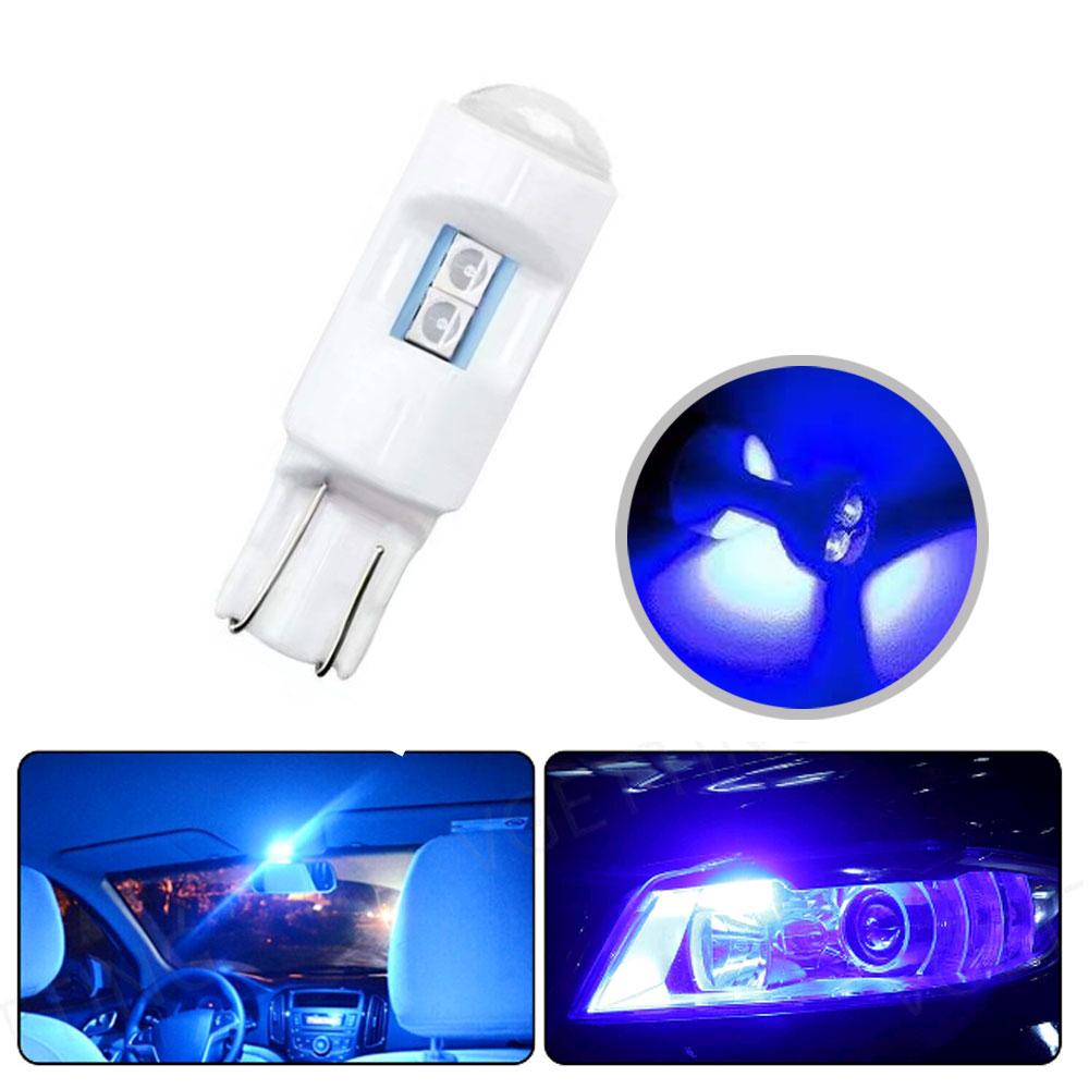 1Pc Car Wedge Interior Light Source T10 W5W WY5W Parking Bulb Ceramic 3030 LED Reading Light License Plate Lamp Accessories