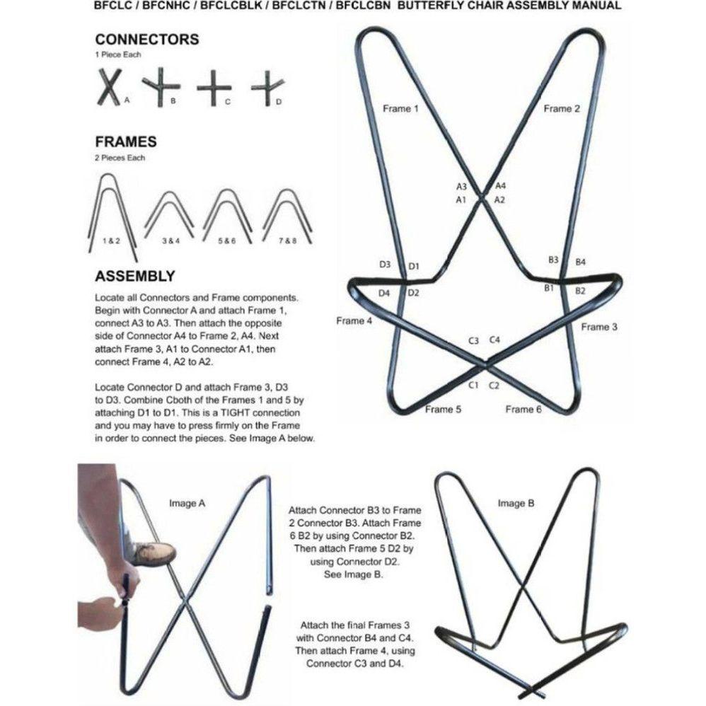 Printed Butterfly Chair Rug Accent Vintage Retro Butterfly Chair Lounge Bedroom Relax Armchair With Folding Frame