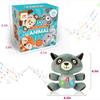 Brinquedos de pelúcia para bebês, elefantes de pelúcia, brinquedos musicais de pelúcia para bebês, brinquedos musicais, presentes para crianças de 0, 3, 6, 9, 12 meses