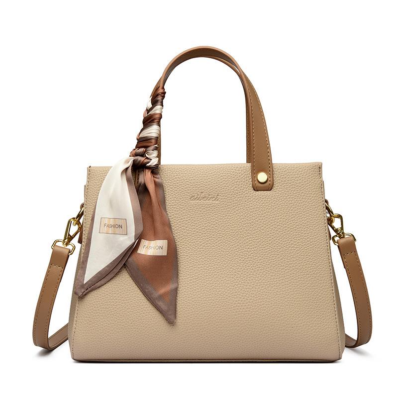 

Новая женская многосекционная сумка кроссбоди большой вместимости - Мягкая городская простая премиальная текстура Прочная модная универсальная дорожная наплечная сумка абрикосовый