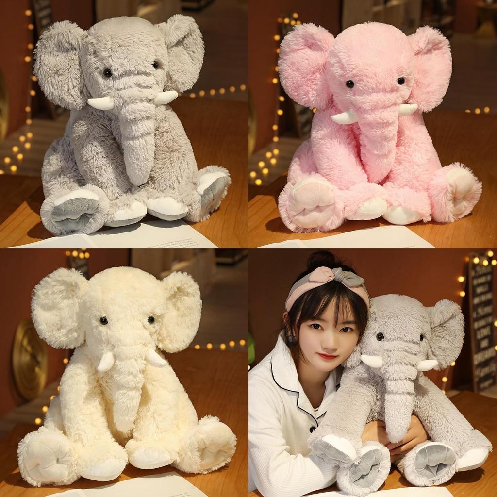 Elephant Cartoon Plush Stuffed Toy Simulation Animal Doll Kid Gifts Birthday