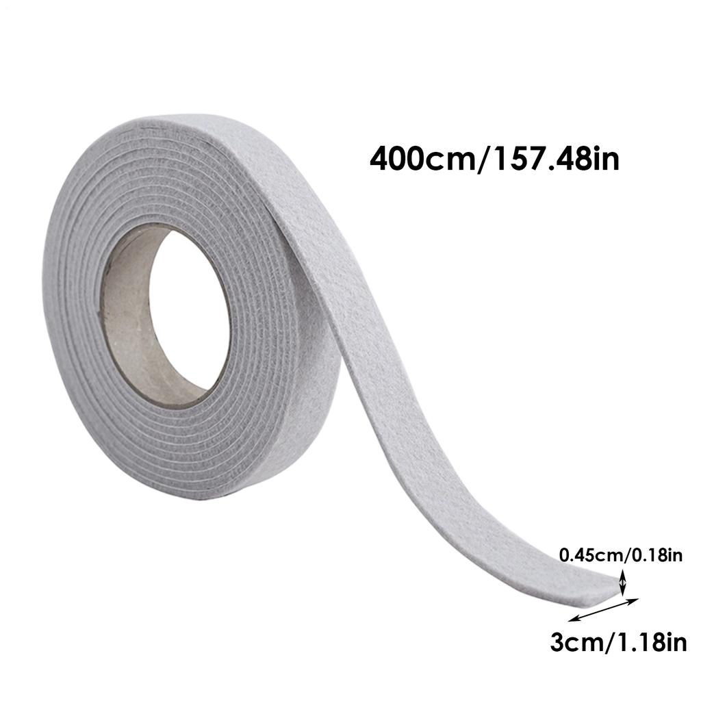 400cmx3cm Felt Water Absorbing Sticker Self Adhesive Window Glass Anti Condensation Water Absorption Winter Window Accessories