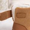 Cross-Border Winter Baby Velcro Cotton Warm Shoes with Plus Velvet Soft Sole.