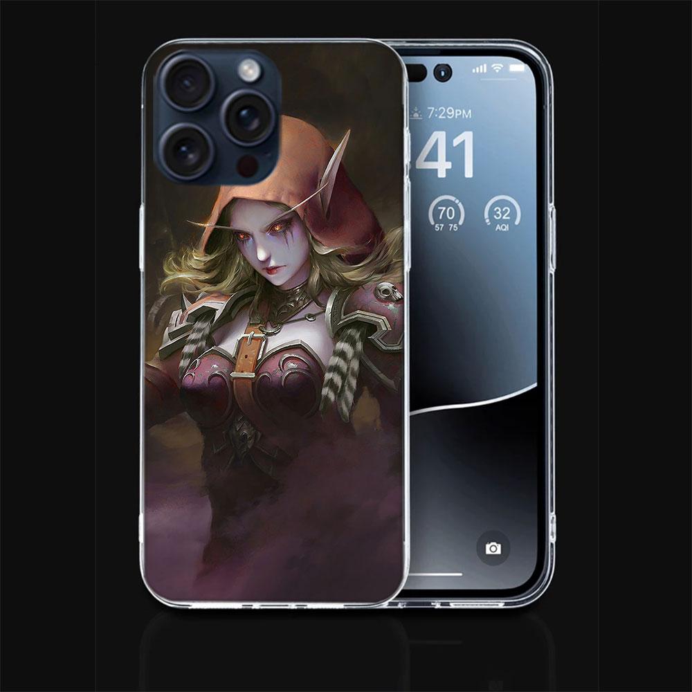 W-World Of W-Warcraft Elf Clear Phone Case For Iphone 17 Air 16 Pro Max 15 Pro 14 Plus 17E 16E 11 13 12 Mini Cover Cases Fundas