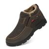 Winter Old North Cloth Shoes Men's Cotton Shoes Warm and Velvet Middle-aged and Elderly Father Shoes Non-slip Soft Sole Thickened Elderly Men's Shoes