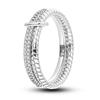 Size 6 -9 Inch Authentic 925 Silver Women Stackable Ring Girl 'S Luxury Wedding Finger Rings