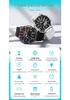 Sanda Octagonal Transparent Multifunctional Waterproof Unisex Wristwatch
