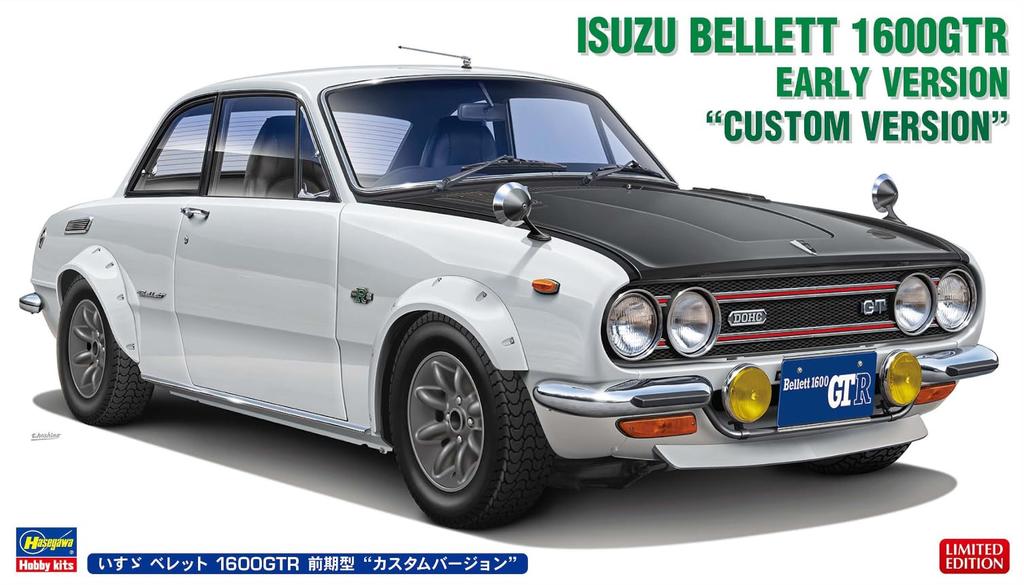 Hasegawa Isuzu Bellett 1600GTR Early Model Plastic Model Kit 20802 1/24 “Custom Version” (Automobile)
