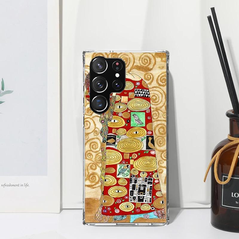 Kiss by Gustav Klimt Desig Phone Case For Samsung Galaxy S26 S25 Edge S24 FE S23 S22 Ultra S21 Plus S20 + Art Fundas Back Cover