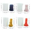 Carved Pillar Candle Mold, Cylinder Candle Mold Non Stick Easy to Demold