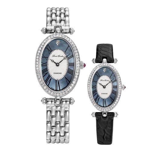 

[LOUIS CARDIN] LOUIS CARDIN Women s Diamond Oval Metal Watch LC702BU_L LC702BU_L