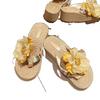 Blumen Sommer Mode Ethnische Zehensandalen - Rutschfeste Dicke Sohle Strand Badeschuhe